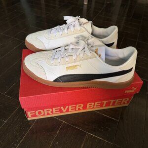 Men's size 8 Puma Club 5v5 Suede black gray sneakers